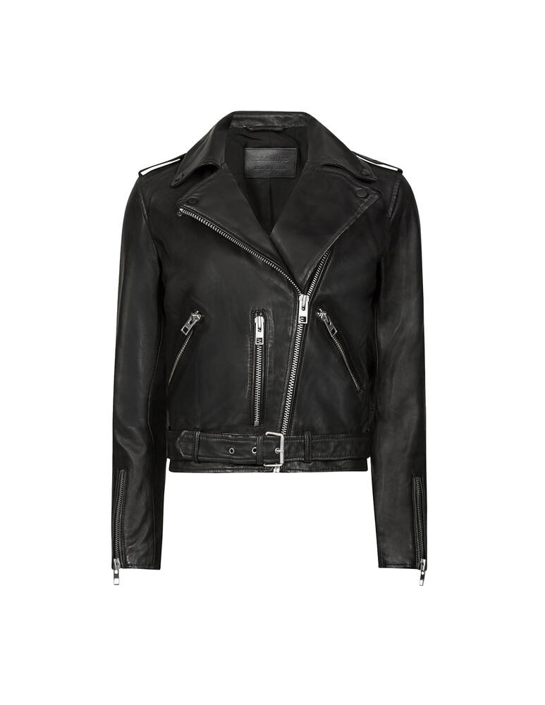 rinascente AllSaints Leather biker jacket Balfern