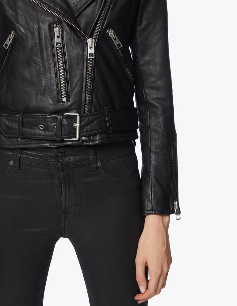 rinascente AllSaints Leather biker jacket Balfern