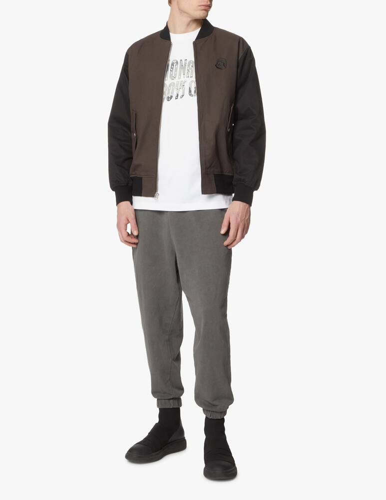 rinascente Billionaire Boys Club Stencil logo bomber jacket - grey