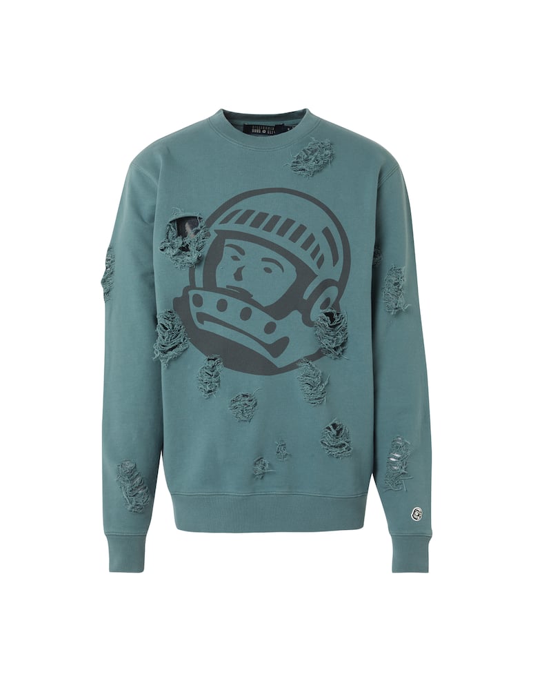 Billionaire Boys Club Distressed roundneck sweater - blue - picture 6 Billionaire Boys Club Distressed roundneck sweater - blue - picture 6
