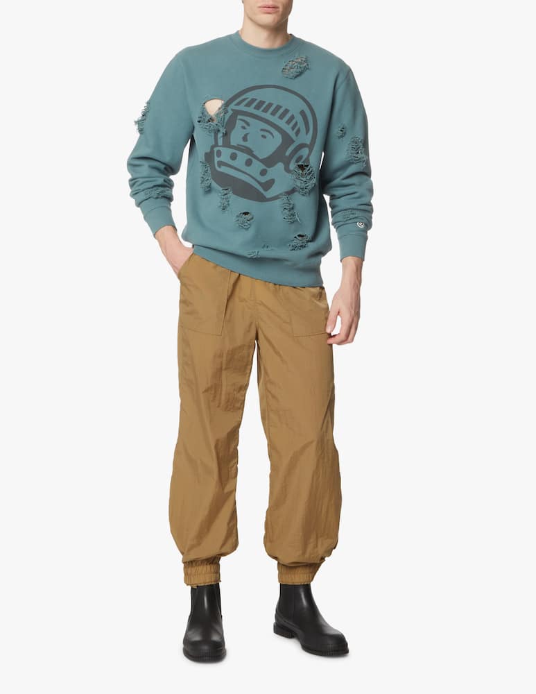Billionaire Boys Club Distressed roundneck sweater - blue - picture 2 Billionaire Boys Club Distressed roundneck sweater - blue - picture 2