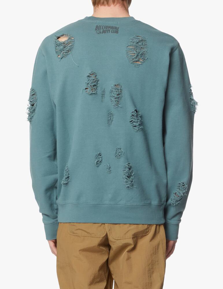 Billionaire Boys Club Distressed roundneck sweater - blue - picture 4 Billionaire Boys Club Distressed roundneck sweater - blue - picture 4