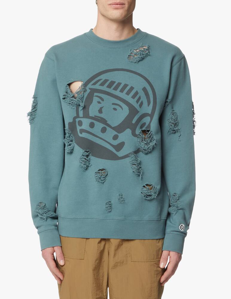 Billionaire Boys Club Distressed roundneck sweater - blue - picture 3 Billionaire Boys Club Distressed roundneck sweater - blue - picture 3