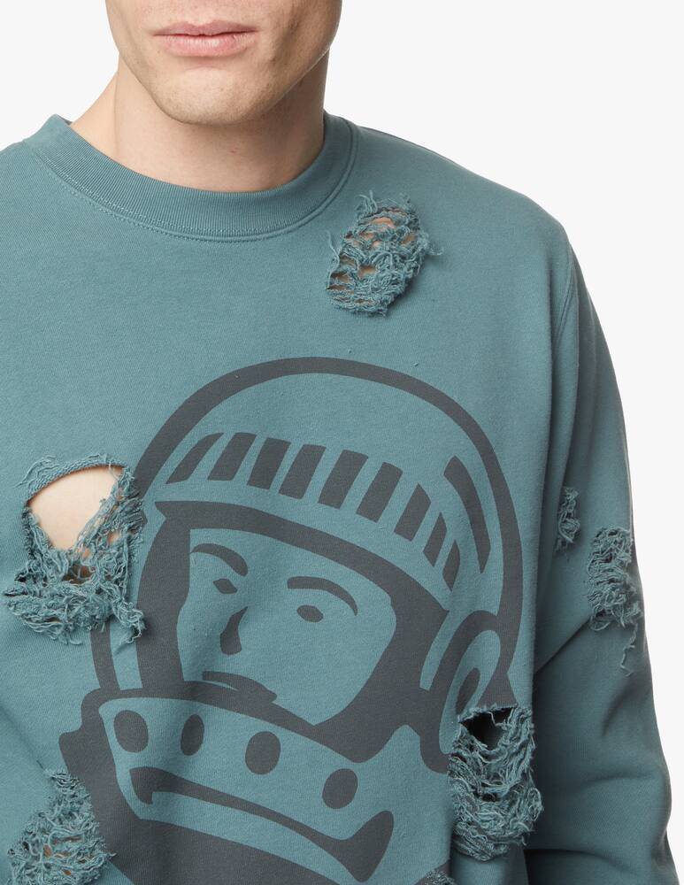 Billionaire Boys Club Distressed roundneck sweater - blue - picture 5 Billionaire Boys Club Distressed roundneck sweater - blue - picture 5