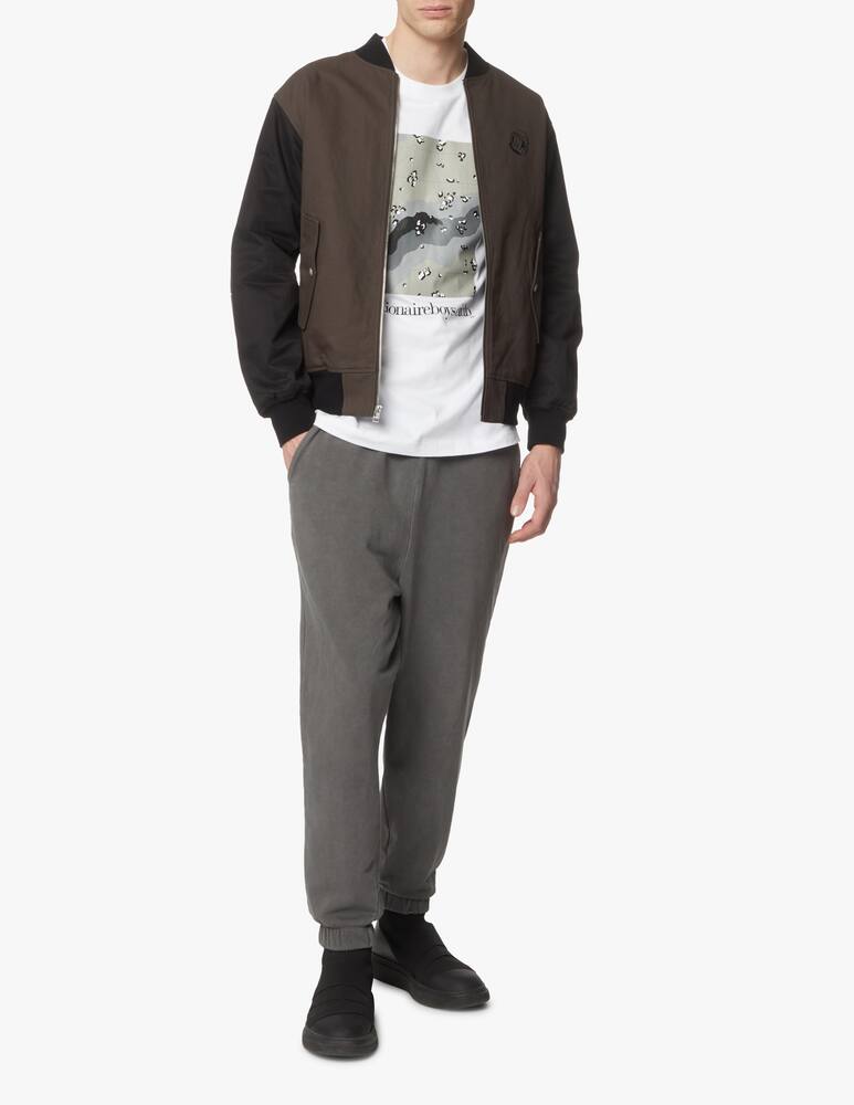 rinascente Billionaire Boys Club Camo swatch long sleeve tee - white