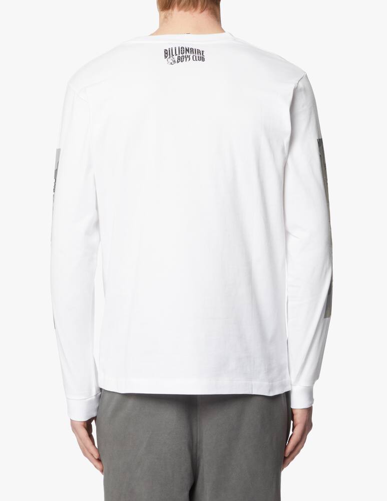 rinascente Billionaire Boys Club Camo swatch long sleeve tee - white