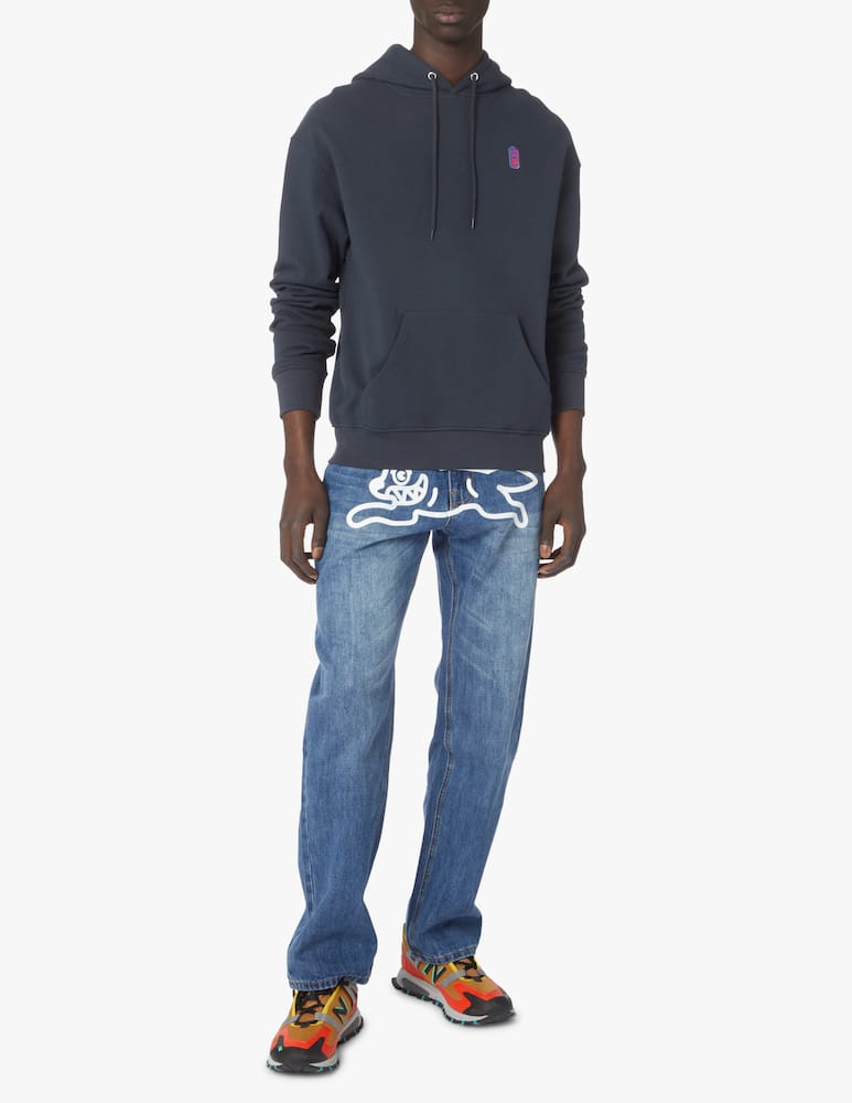 rinascente Ice Cream Felpa con cappuccio grafica transistor - blu