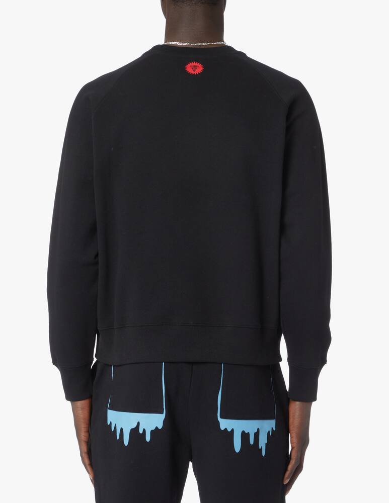 rinascente Ice Cream Cones bones felpa girocollo - nero