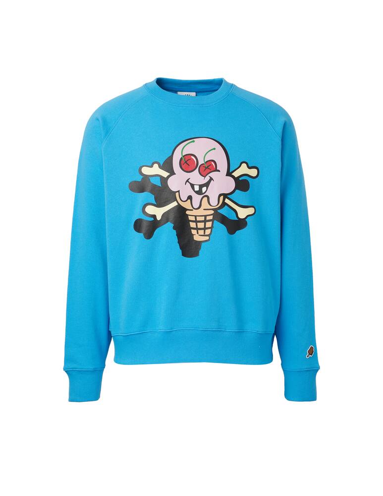 rinascente Ice Cream Conesebones roundneck sweatshirt - blue