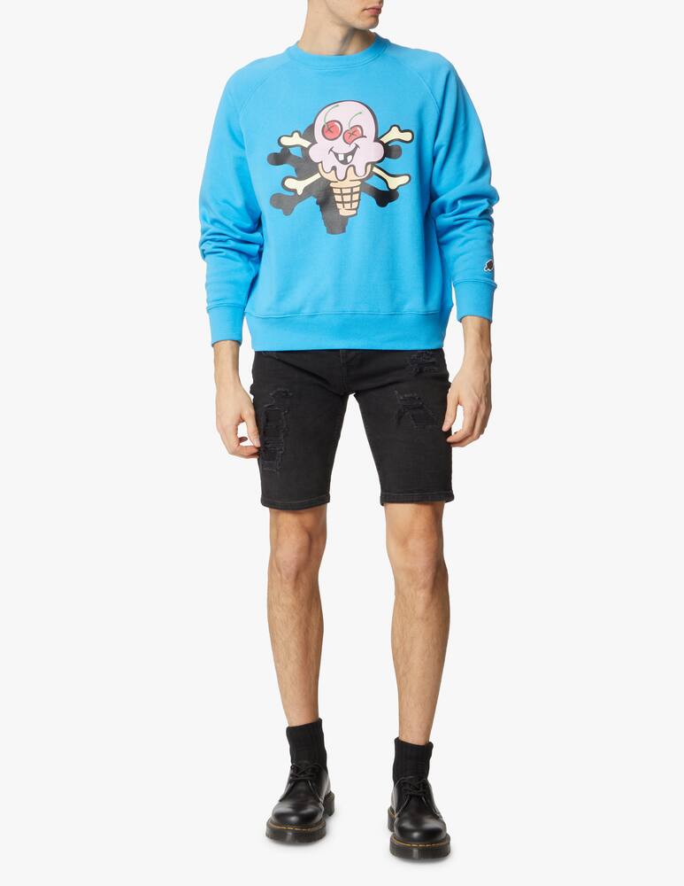 rinascente Ice Cream Conesebones roundneck sweatshirt - blue