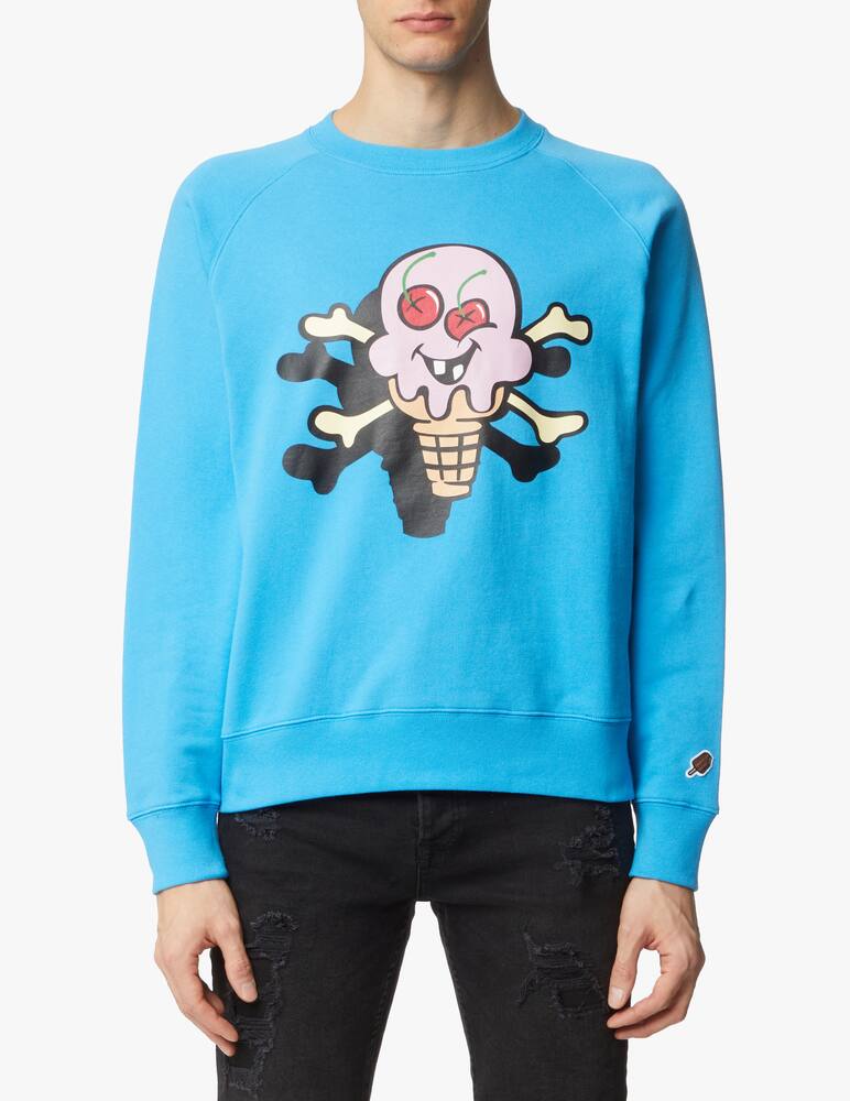 rinascente Ice Cream Conesebones roundneck sweatshirt - blue