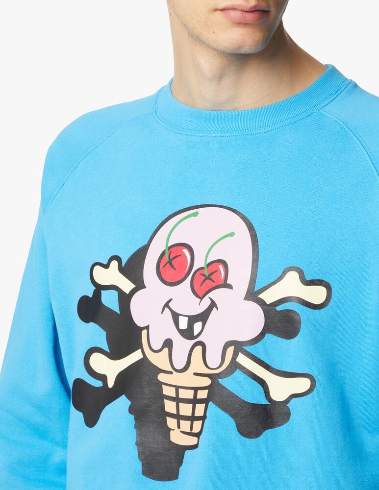 rinascente Ice Cream Conesebones roundneck sweatshirt - blue