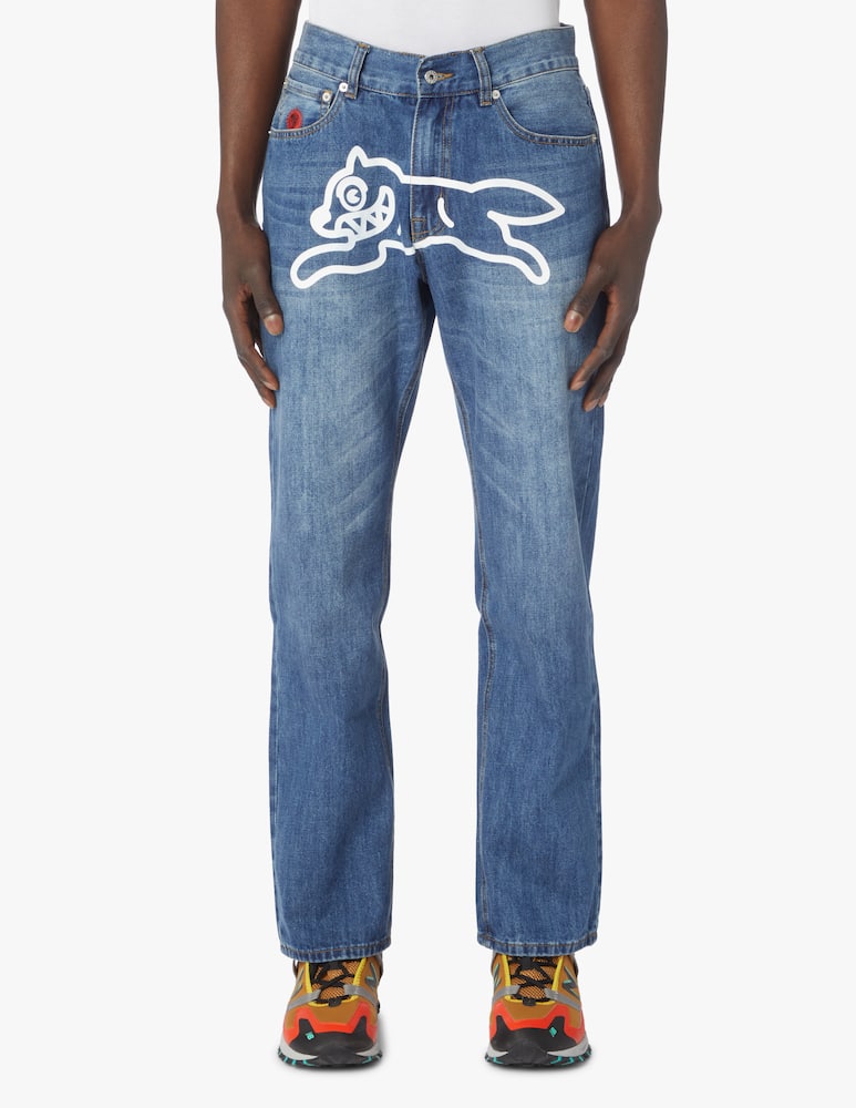 rinascente Ice Cream Pantaloni in jeans running dog - azzurro