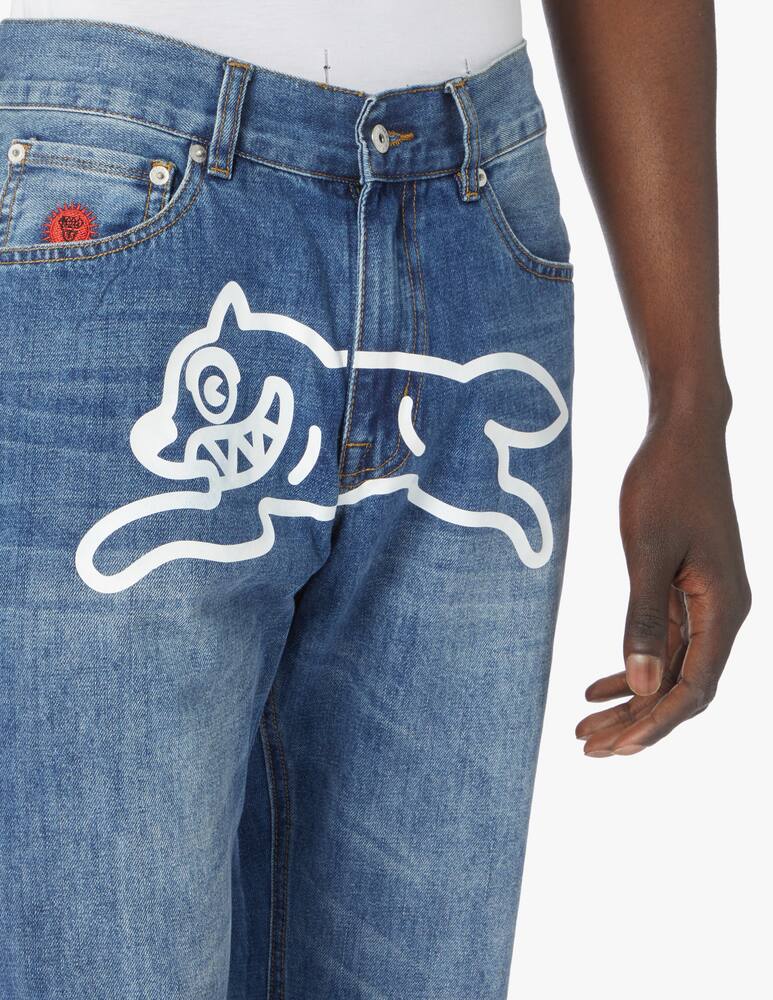 rinascente Ice Cream Pantaloni in jeans running dog - azzurro