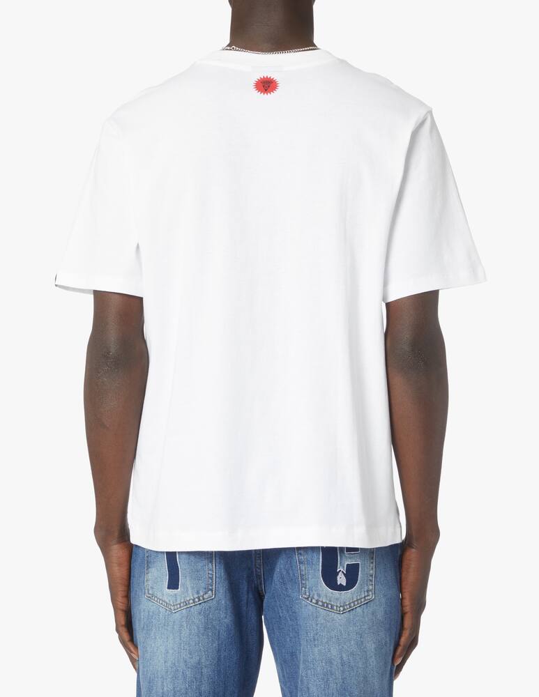 rinascente Ice Cream Maglietta girocollo running dog - bianco