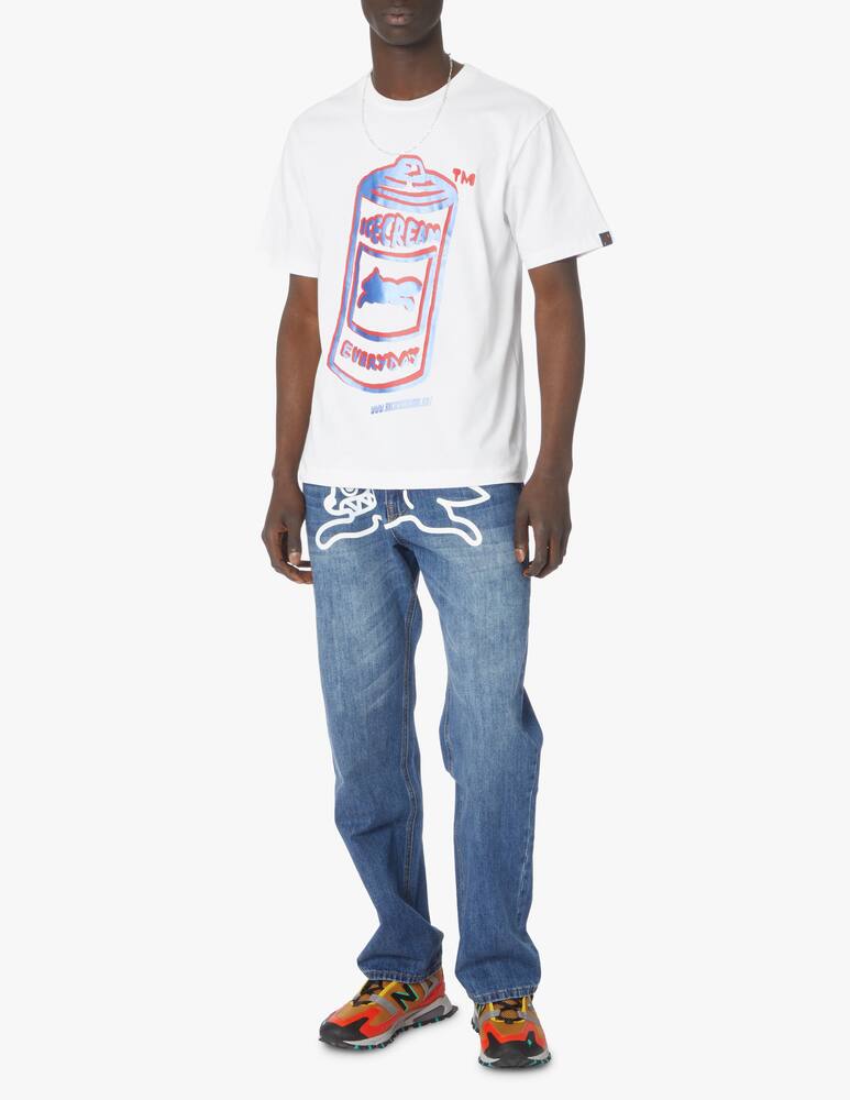 rinascente Ice Cream Transistor icon t-shirt - white