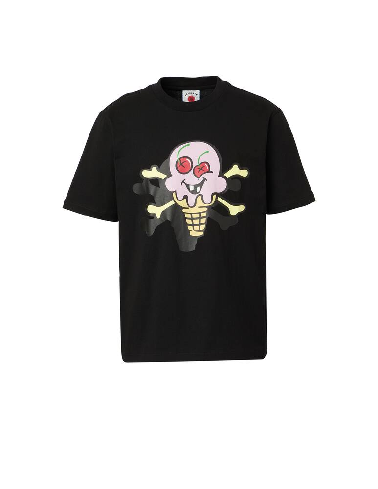 rinascente Ice Cream Cones & bones t-shirt - black