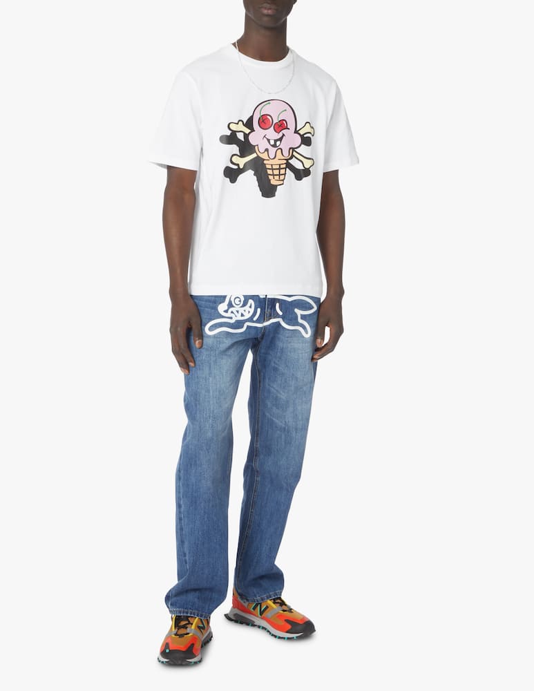 rinascente Ice Cream Cones & bones t-shirt - white