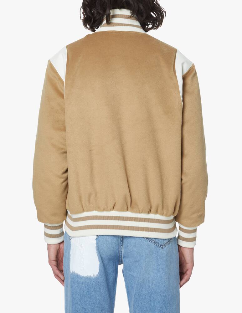 rinascente Ice Cream Logo varsity jacket - beige