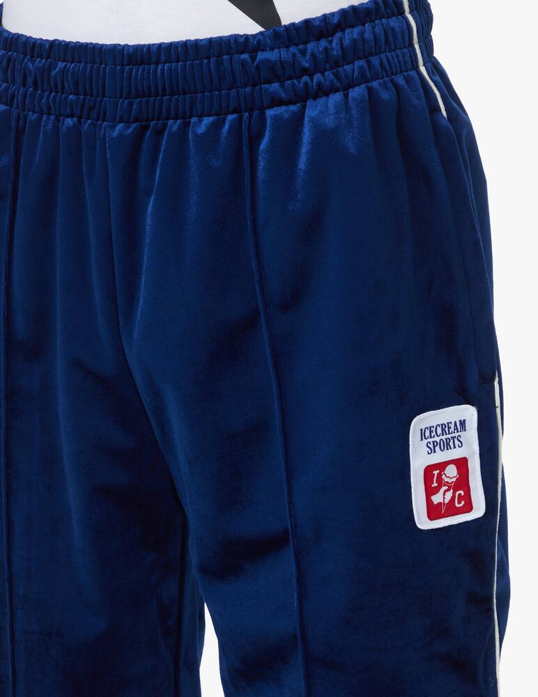 rinascente Ice Cream Pantaloni tuta velour - blu