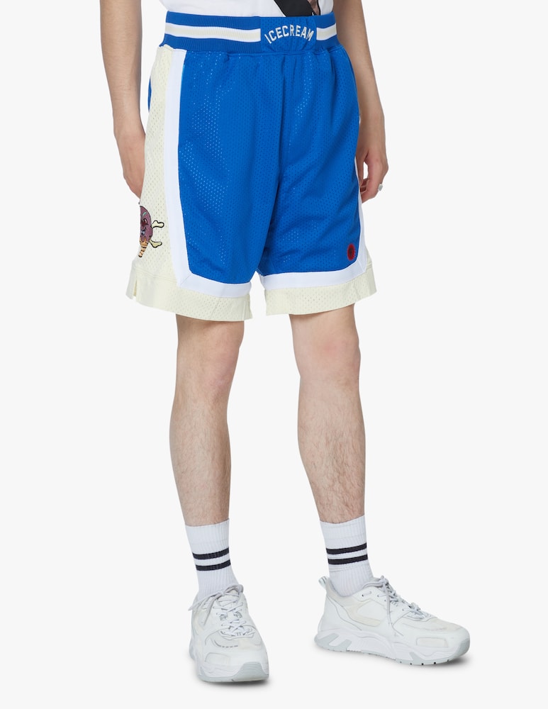 rinascente Ice Cream Conesebones basket shorts - blue