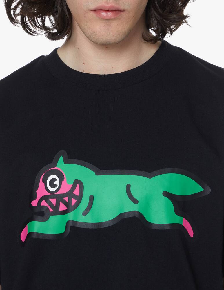 rinascente Ice Cream Running dog t-shirt - black