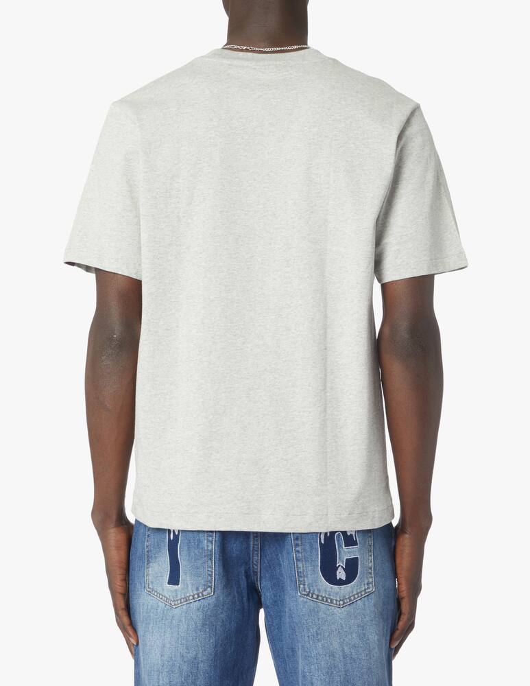 rinascente Ice Cream Small running dog logo t-shirt - grey