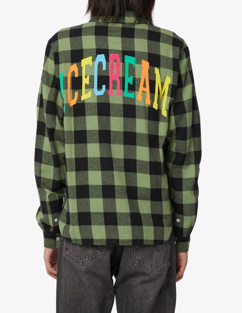 rinascente Ice Cream Camicia in flanella a quadri - Verde
