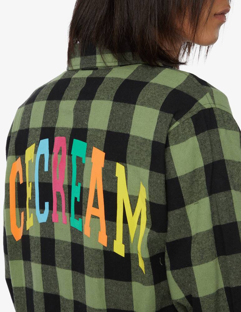 rinascente Ice Cream Camicia in flanella a quadri - Verde