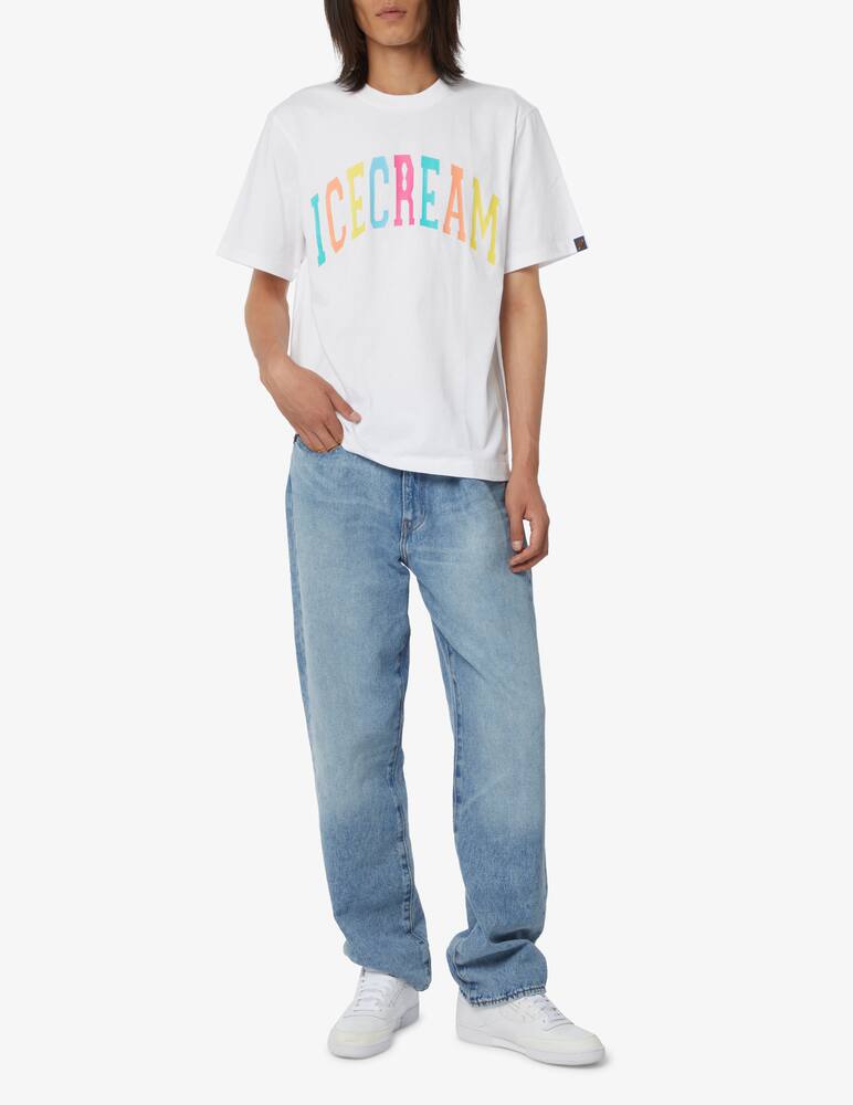 rinascente Ice Cream Maglietta manica corta college - Bianco