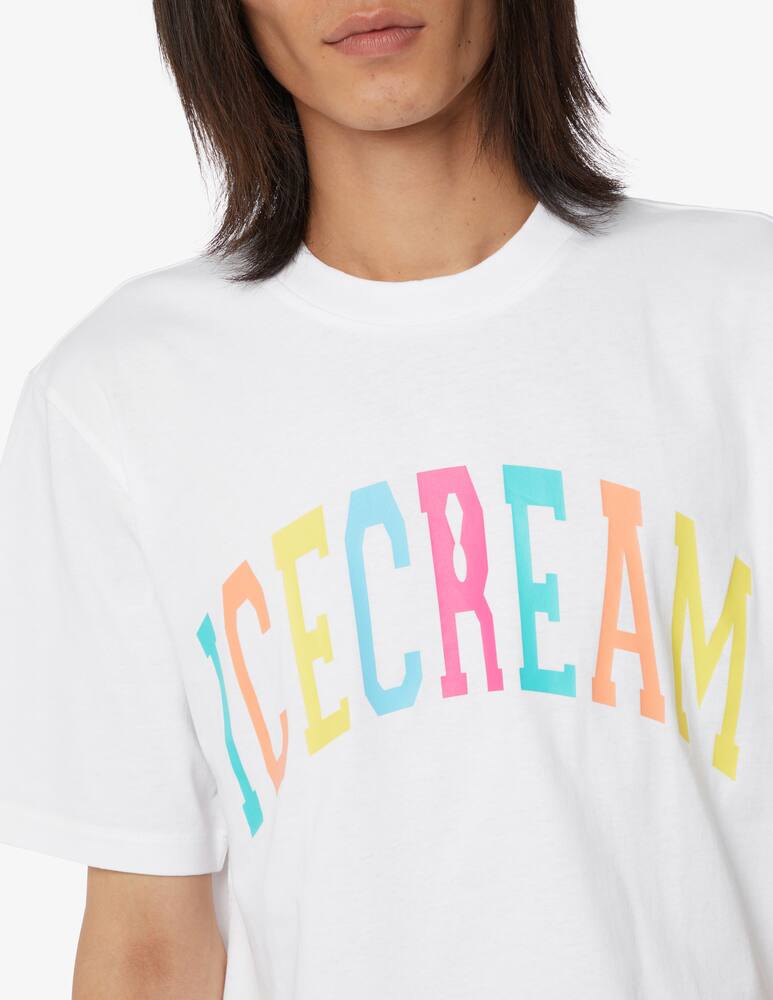 rinascente Ice Cream Maglietta manica corta college - Bianco