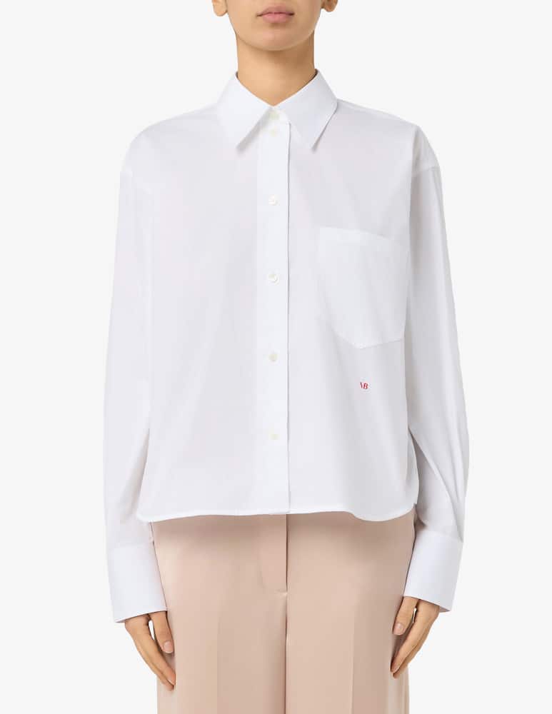 Victoria Beckham Camicia cropped manica lunga - immagine 1 Victoria Beckham Camicia cropped manica lunga - immagine 1