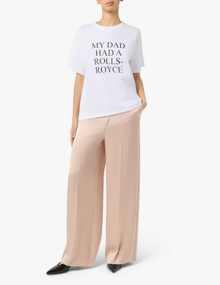 Victoria Beckham T-shirt slogan my dad had a rolls-royce - immagine 2 Victoria Beckham T-shirt slogan my dad had a rolls-royce - immagine 2