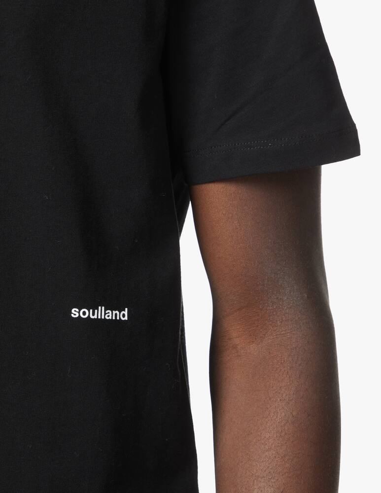 rinascente Soulland Small basic logo coffey t-shirt - black