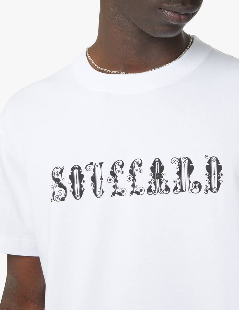 rinascente Soulland Flowers circus logo t-shirt - white
