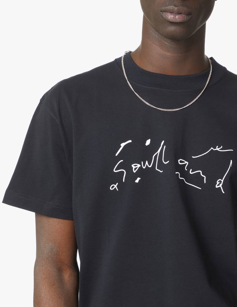 rinascente Soulland Maglietta manica corta logo writing circus - nero