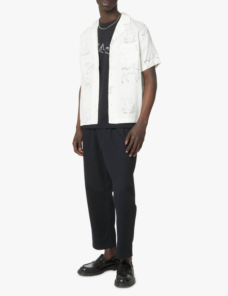 rinascente Soulland Camicia manica corta orson a righe - bianco