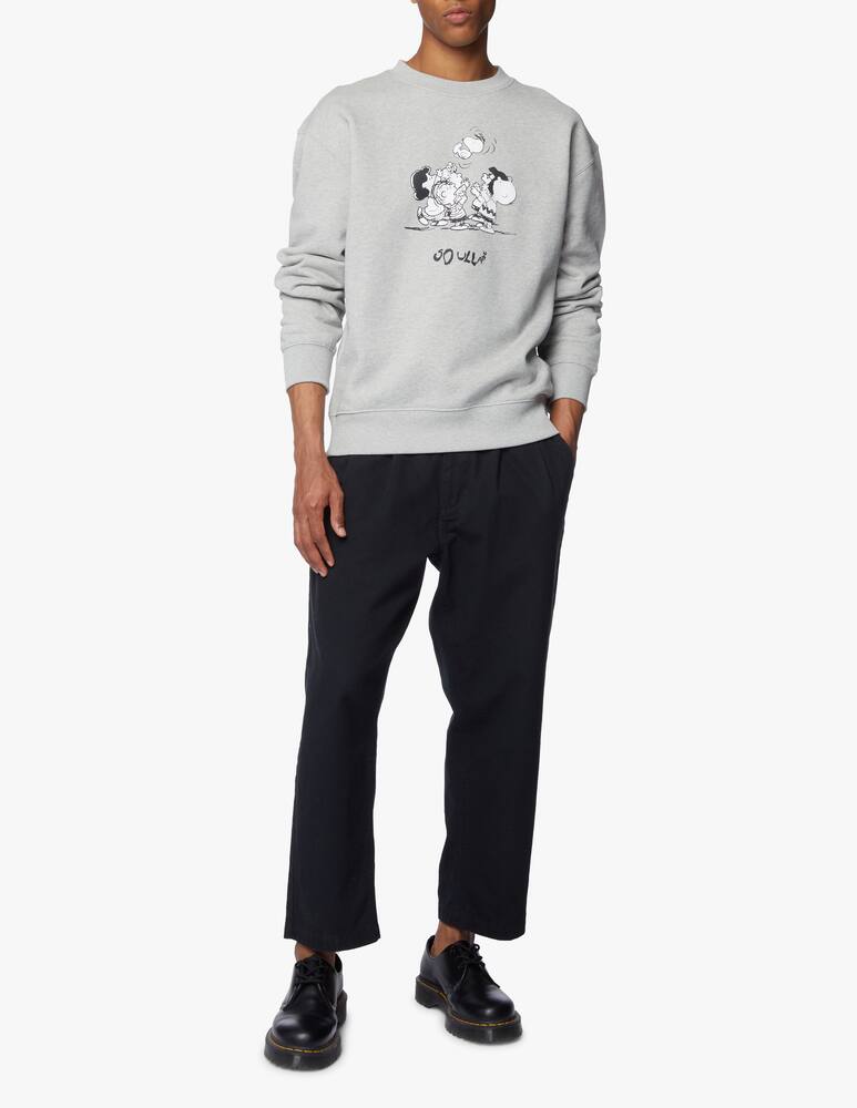 rinascente Soulland Peanuts print roundneck sweatshirt - grey