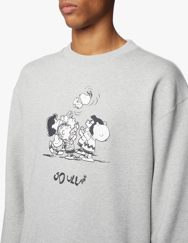 rinascente Soulland Peanuts print roundneck sweatshirt - grey