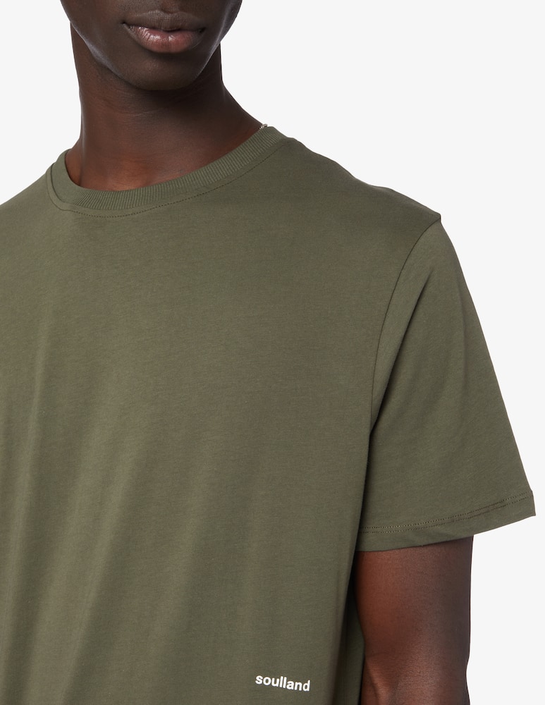 Soulland Coffey t-shirt - Green - picture 4 Soulland Coffey t-shirt - Green - picture 4