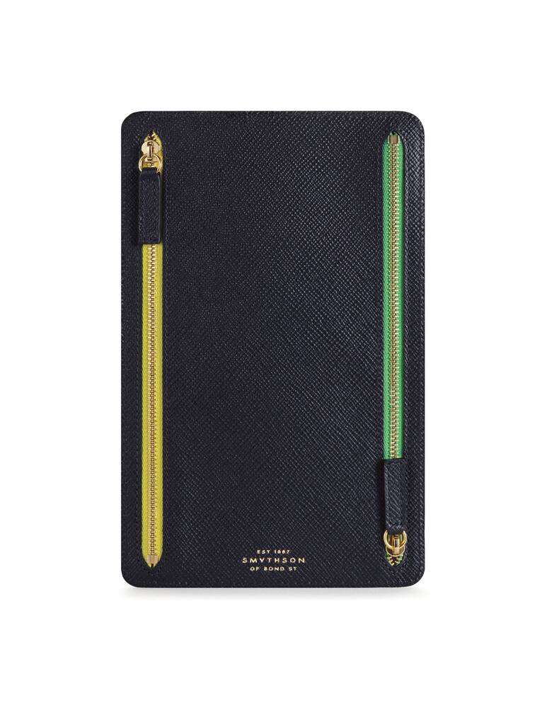 rinascente Smythson Panama Zip Currency Case