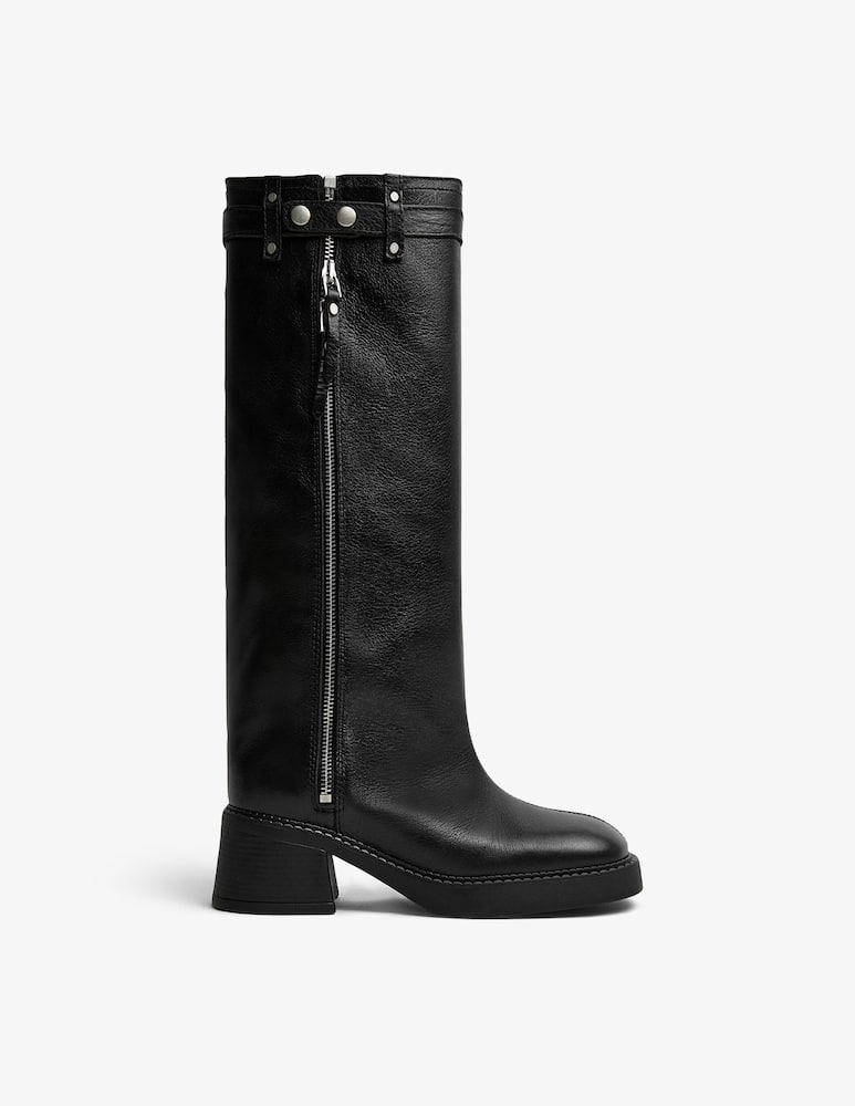 MIISTA Stivale alto con zip Izolda - immagine 1 MIISTA Stivale alto con zip Izolda - immagine 1