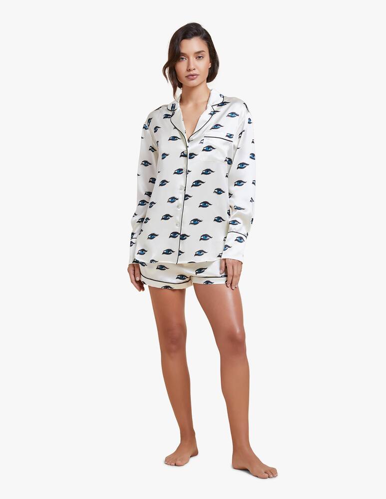 rinascente Olivia Von Halle Pigiama alba in seta 