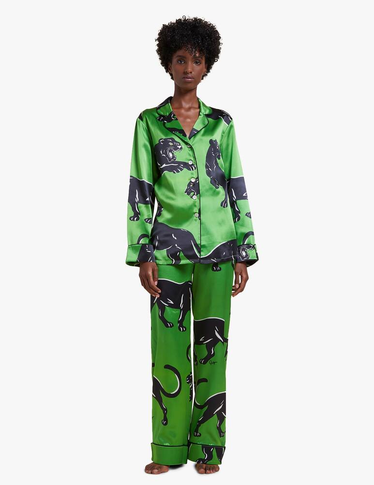 rinascente Olivia Von Halle Pigiama lila in seta 