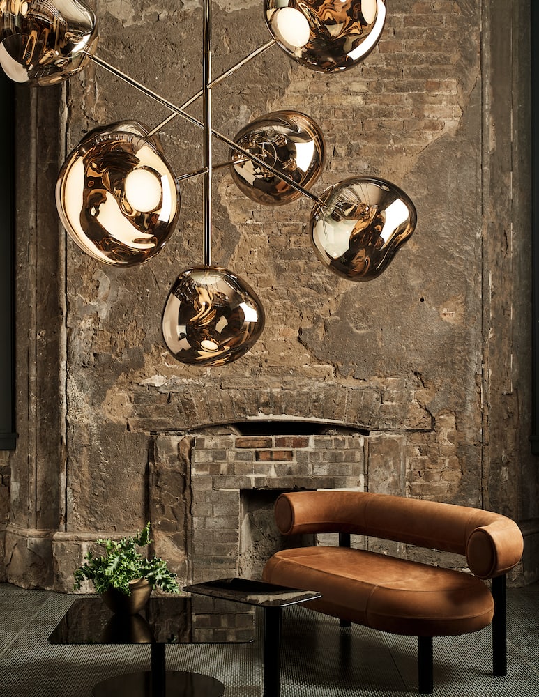 rinascente Tom Dixon Melt Chandelier Large Silver LED CB