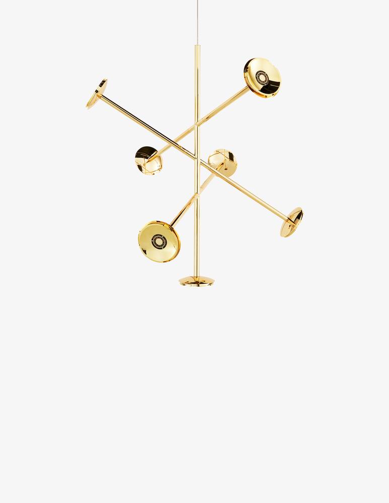 rinascente Tom Dixon Melt Chandelier Large Gold LED CB
