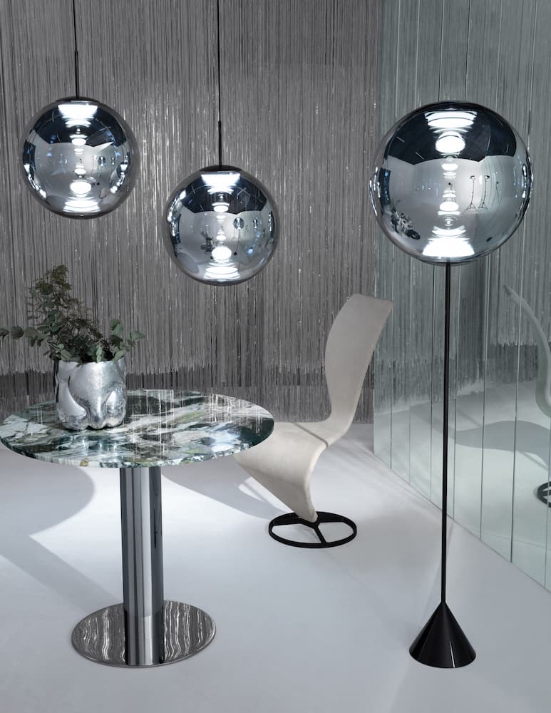 Tom Dixon Lampada da terra Globe Cone Slim LED CB - immagine 4 Tom Dixon Lampada da terra Globe Cone Slim LED CB - immagine 4