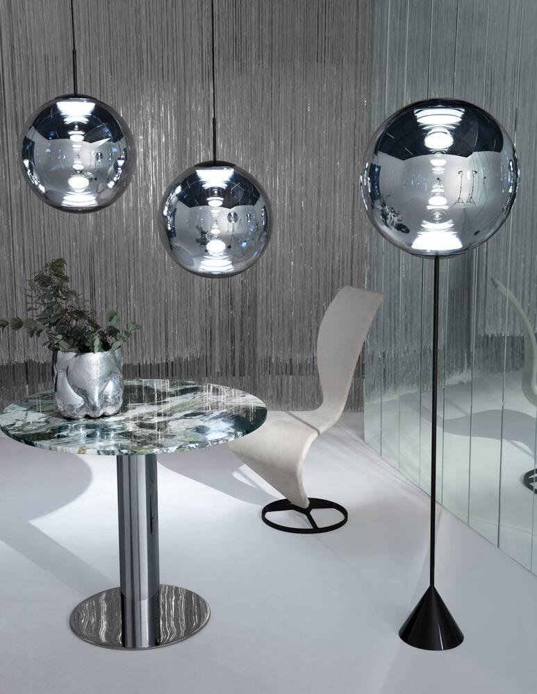 rinascente Tom Dixon Globe Cone Slim Lampada da Terra  LED CB