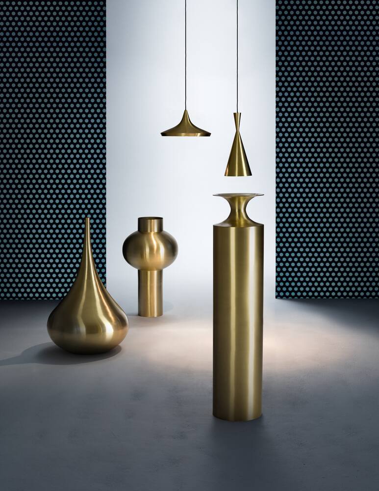 rinascente Tom Dixon Beat Pendant Wide Brass LED CB-CCC