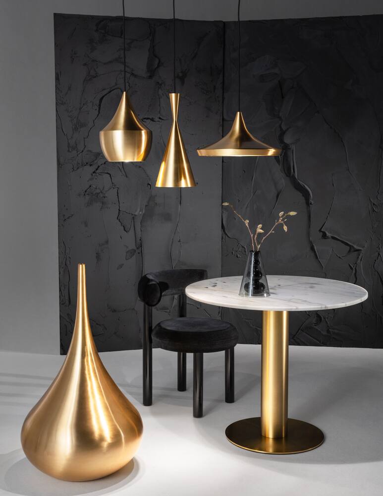 rinascente Tom Dixon Beat Pendant Wide Brass LED CB-CCC